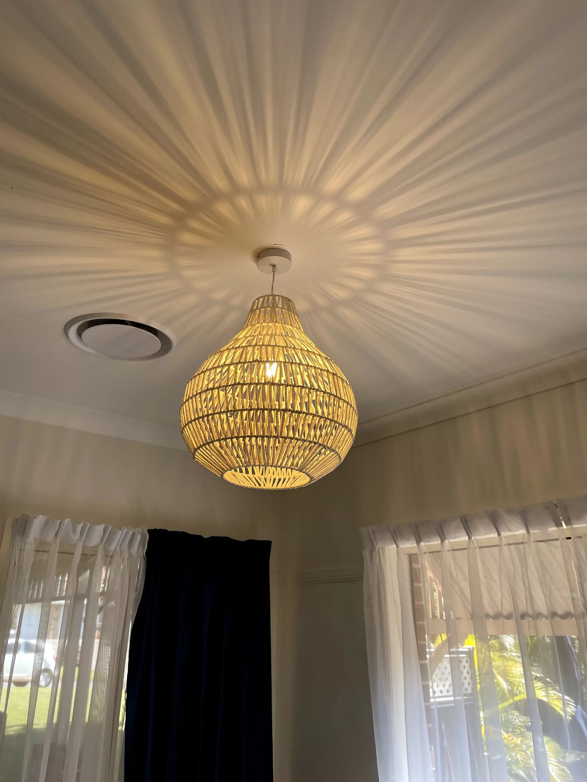 Professional LED lighting replacement service in Brisbane upgrading old light fixtures.