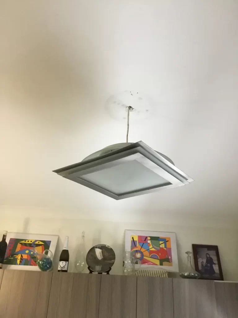 Customer-supplied light fitting installed by a Norman Park electrician