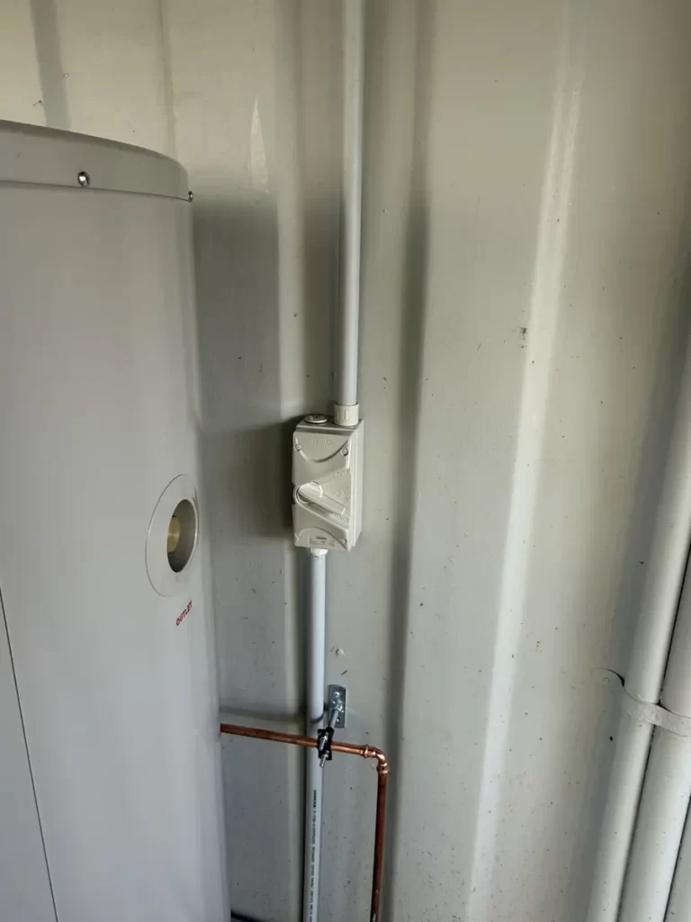 Real estate electrician job at a tenanted Alexandra Hills rental property: a new 20A hot water isolator
