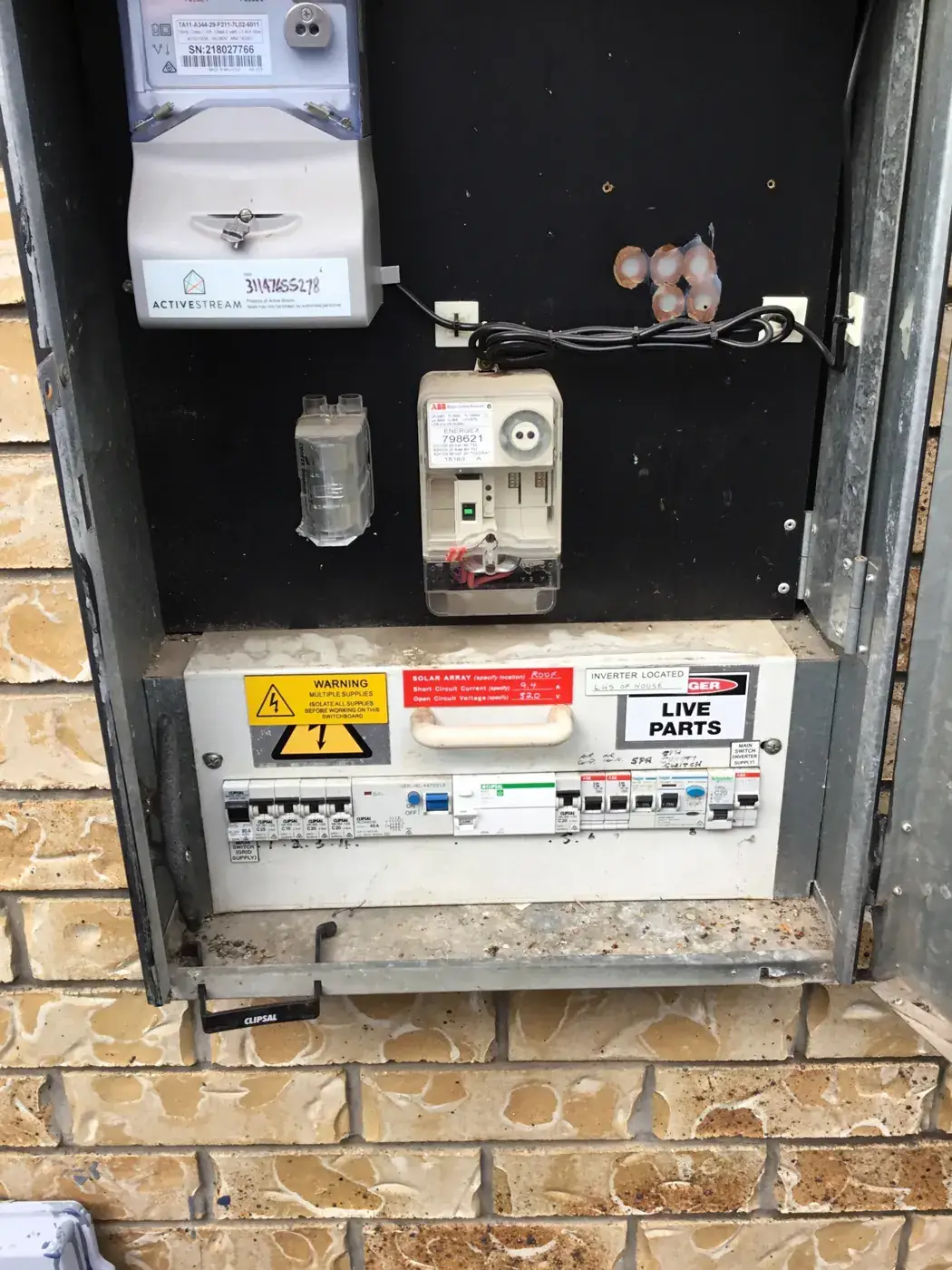 Faulty safety switch (RCBO) replaced in a switchboard, Acacia Ridge, Brisbane